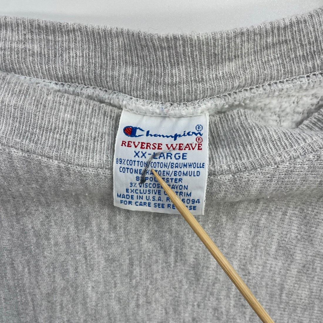 Vintage Champion Reverse Weave Crewneck Sweatshirt Size 2XL Gray 90s