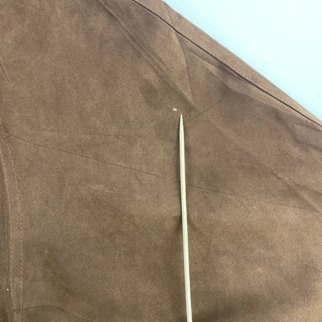 Claiborne Suede Light Bomber Jacket Size Large Brown