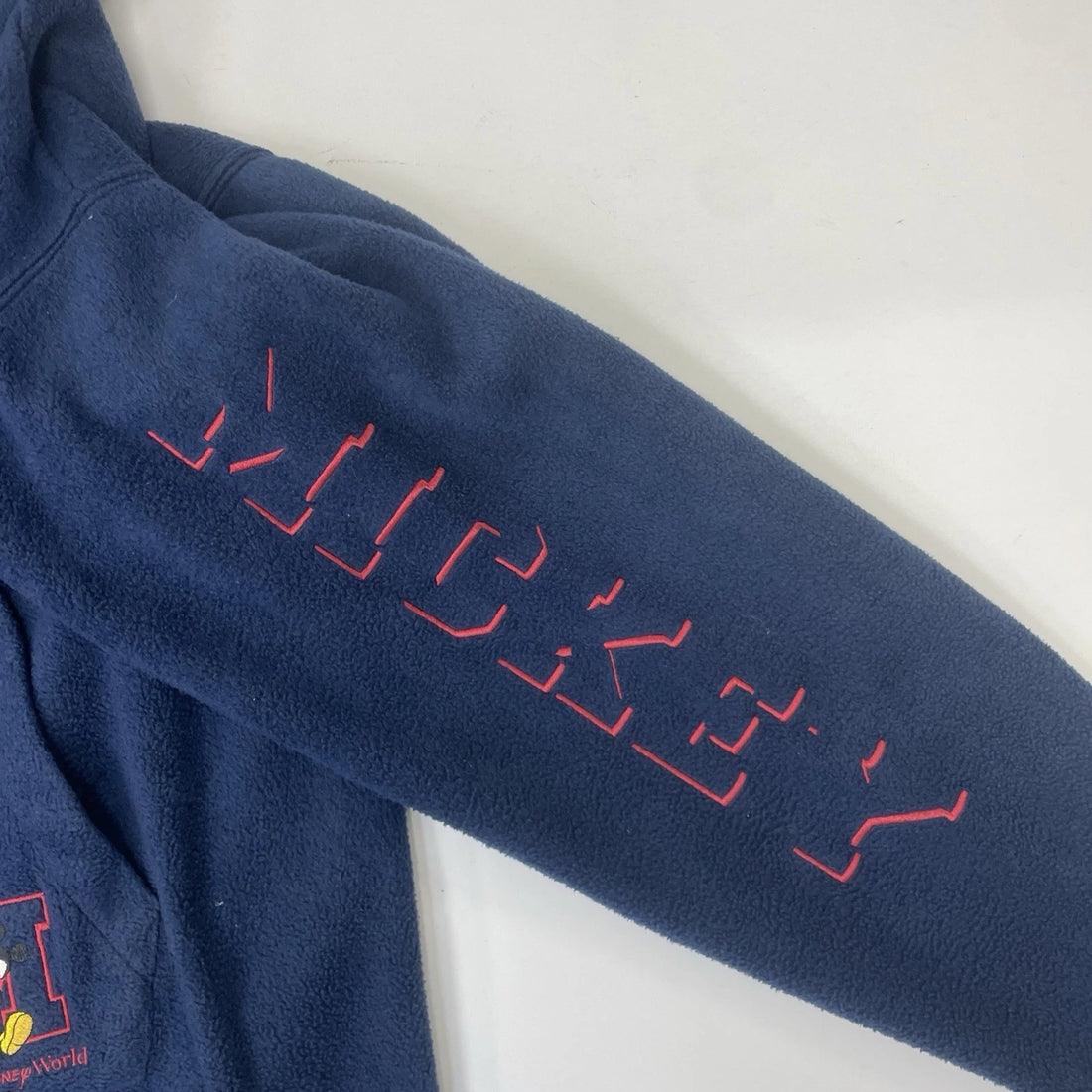 Vintage Mickey Mouse Disney Fleece Jacket Size Large