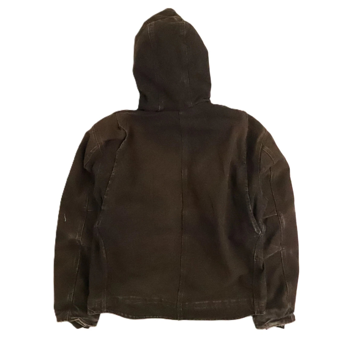 Carhartt Canvas Work Jacket Size Large Hooded J141 DKB