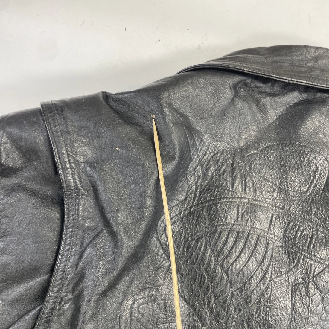 Intersect Live The Adventure Leather Classic Motorcycle Jacket Size 40 Black
