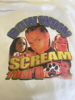 Vintage Bow Wow Scream Tour II T-Shirt Size Large R&B Rap Hip