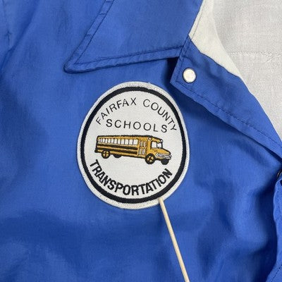 Vintage Fairfax County School Patch Light Jacket Size XL