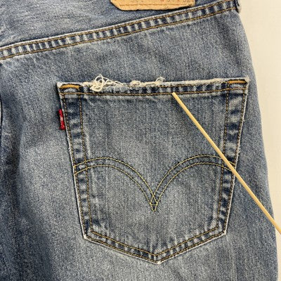 Vintage Levi Strauss & Co 501 Denim Jeans Pants Size 34 X 32