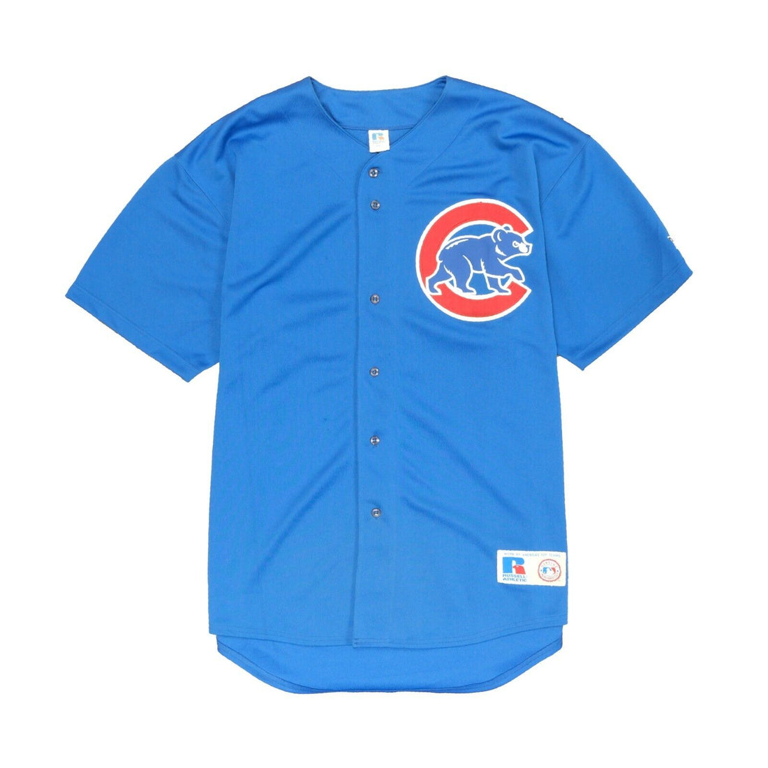 Vintage Chicago Cubs Matt Clement Russell Baseball Jersey Size 2XL Blue 90s MLB