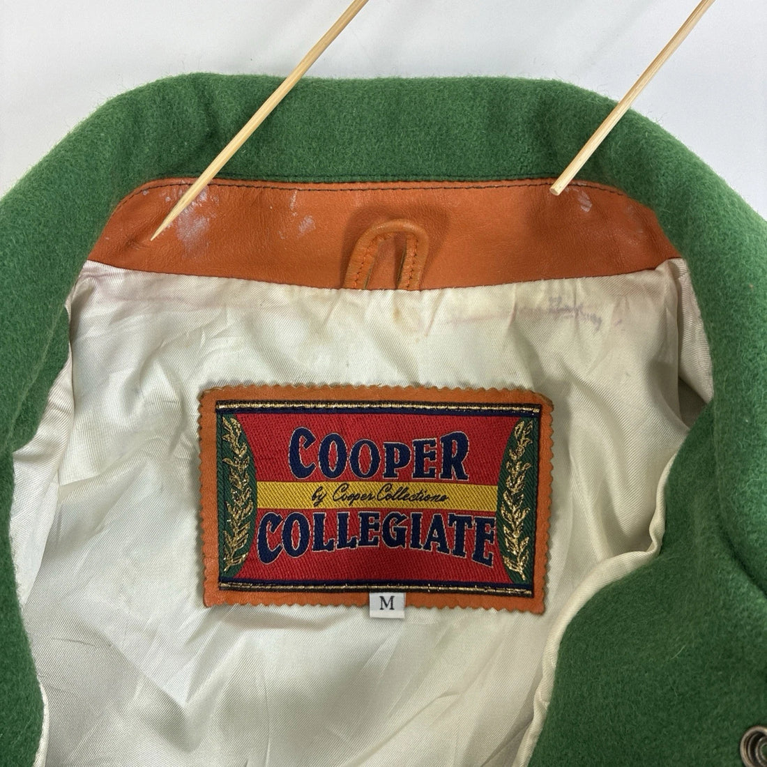 Vintage Miami Hurricanes Leather Wool Varsity Jacket Size Medium NCAA