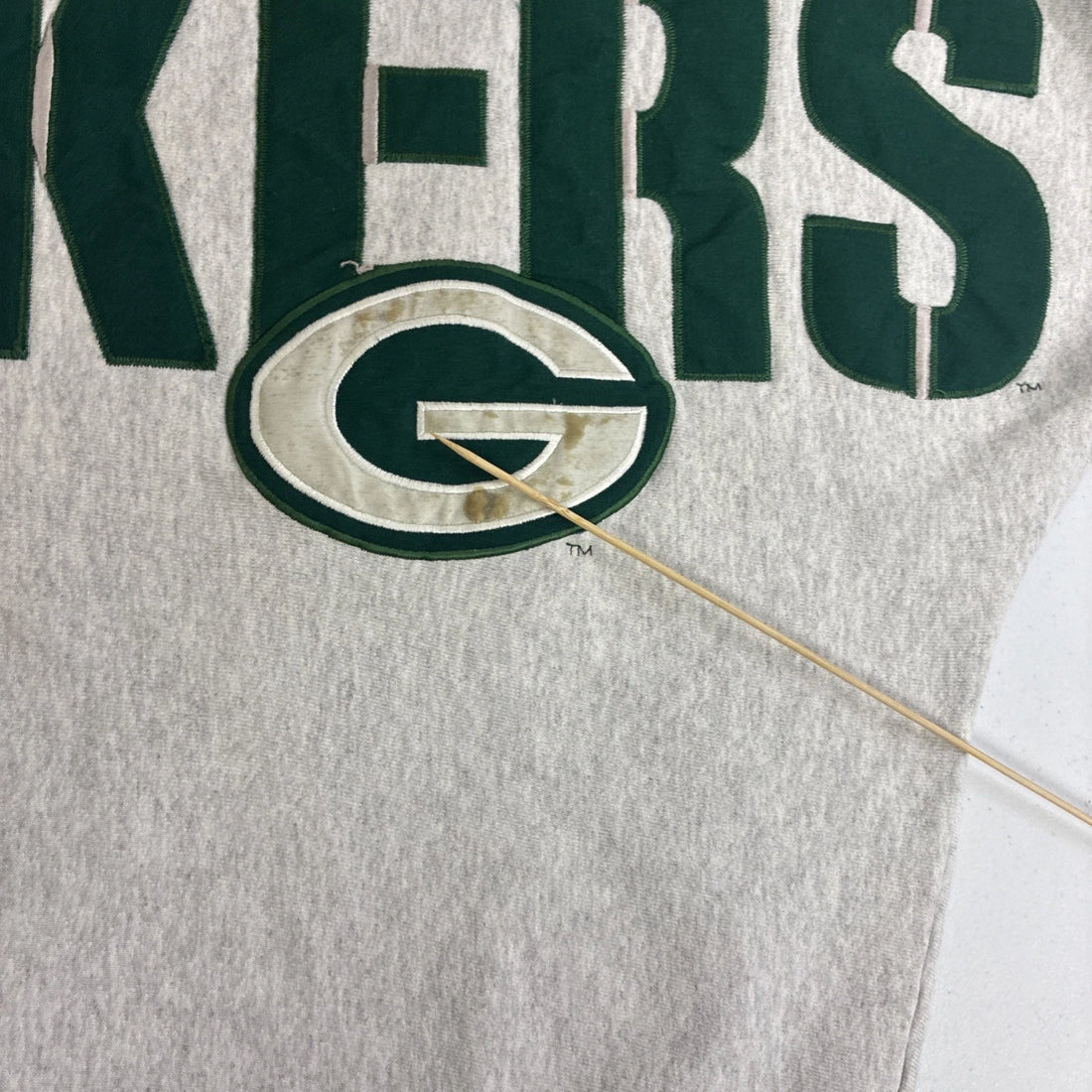 Vintage Green Bay Packers Spell Out Sweatshirt Crewneck Size Medium NFL