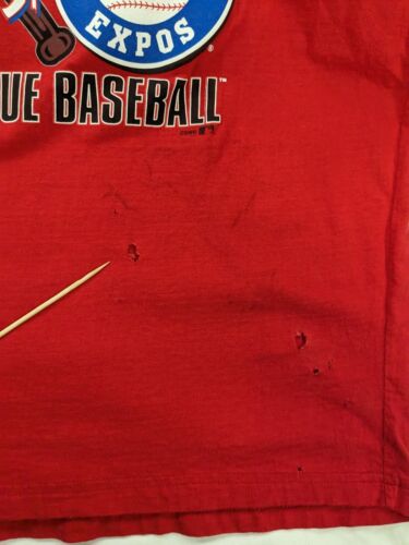 Vintage Toronto Blue Jays Montreal Expos Canada Day Clash T-Shirt Size XL MLB