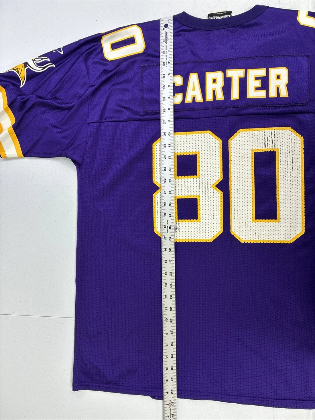 Vintage Minnesota Vikings Cris Carter Logo Athletic Jersey Size XL NFL