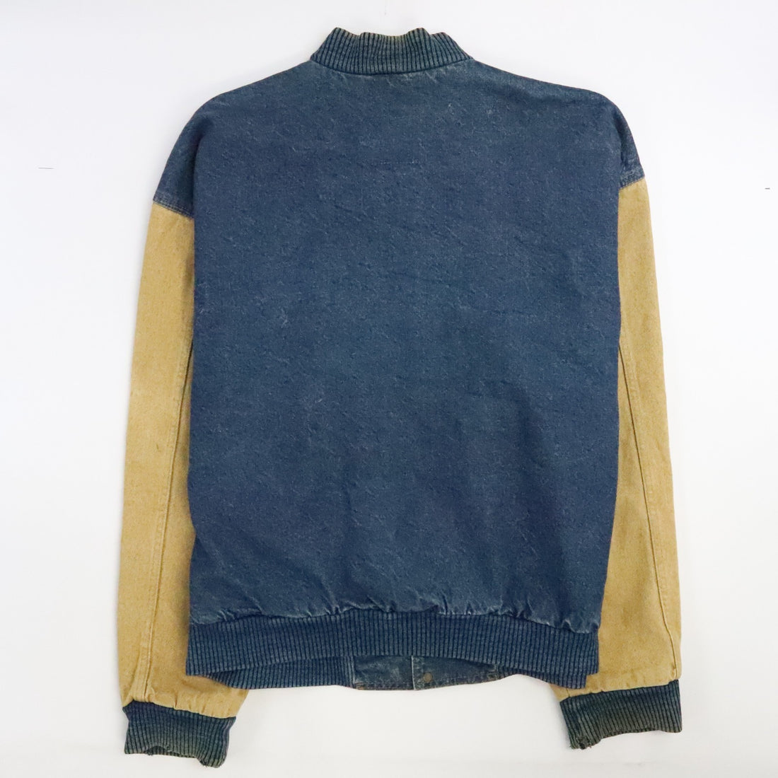 Vintage Coca Cola Denim Bomber Jacket Size Large Coke Promo