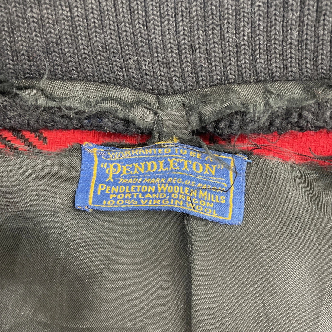 Vintage Pendleton Wool Coat Jacket Size Large Plaid