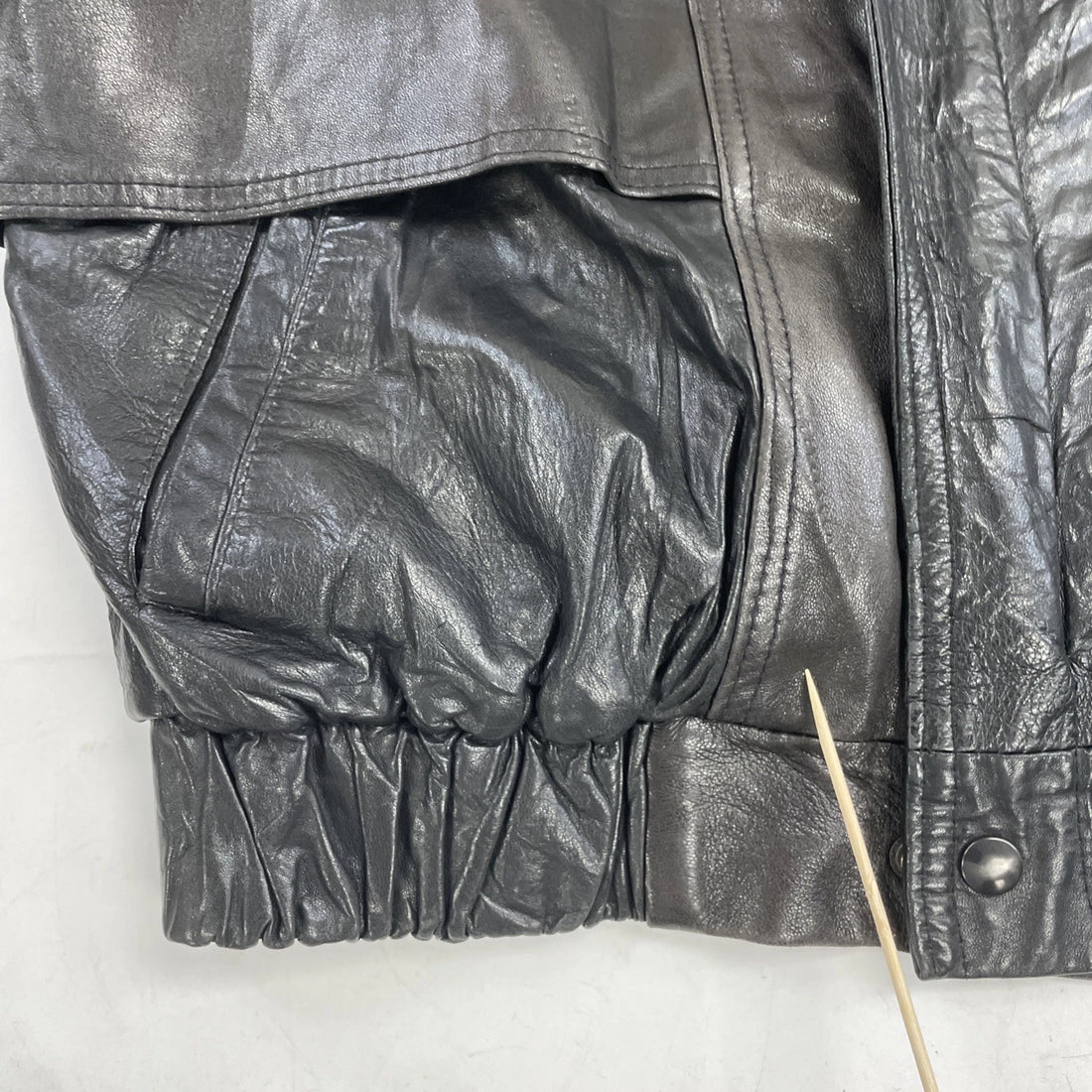 Vintage London Fog Leather Bomber Jacket Size Large