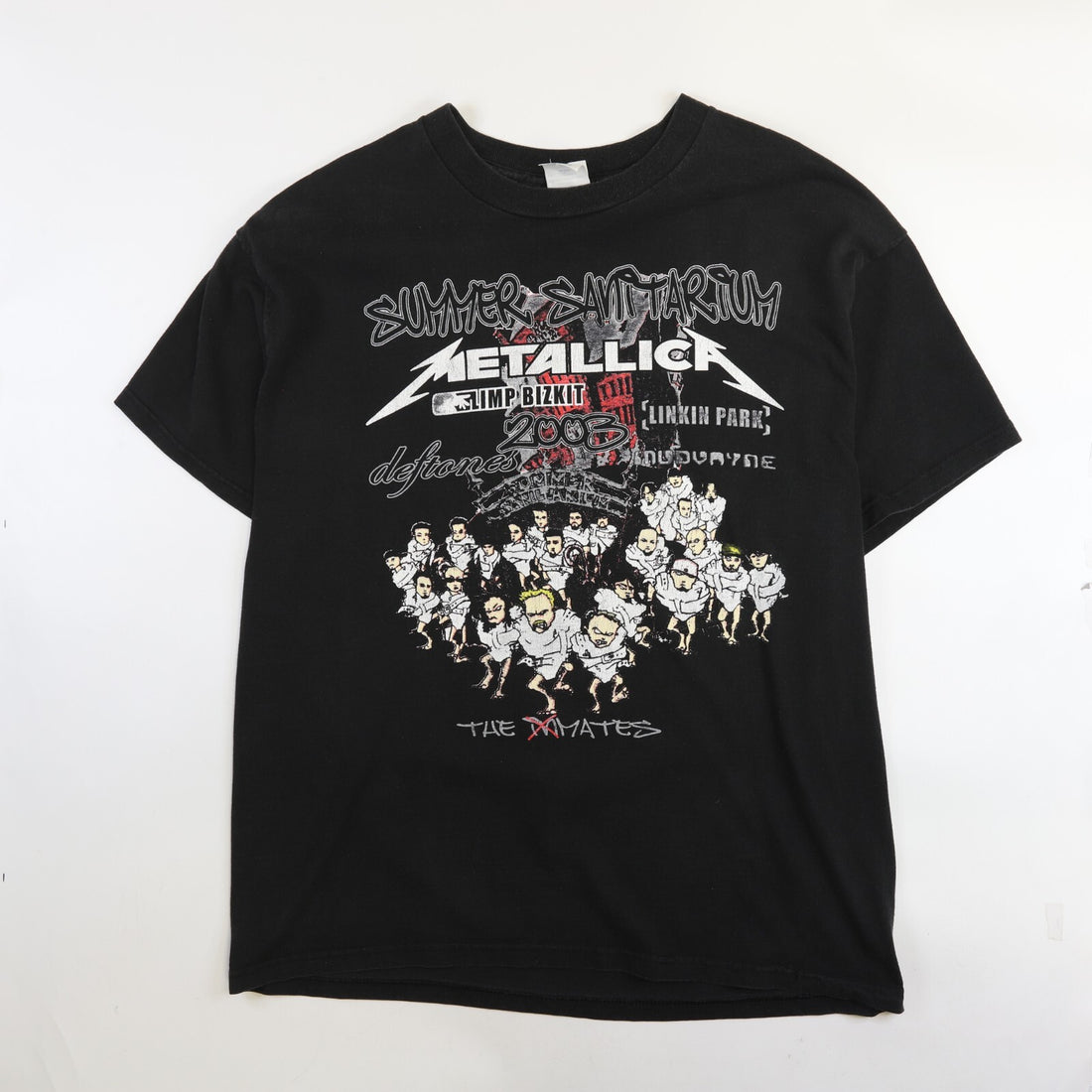 Vintage Summer Sanitarium Inmates T-Shirt XL 2003 Deftones Metallica Linkin Park