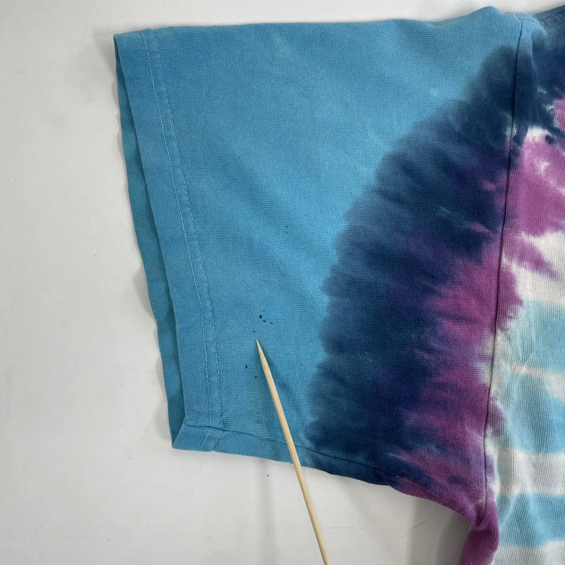 Vintage Grateful Dead Skeleton Roses 30 Years Liquid Blue Tie Dye T-Shirt Medium