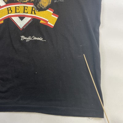 Vintage Canadian Grizzly Beer T-Shirt Size Large 90s