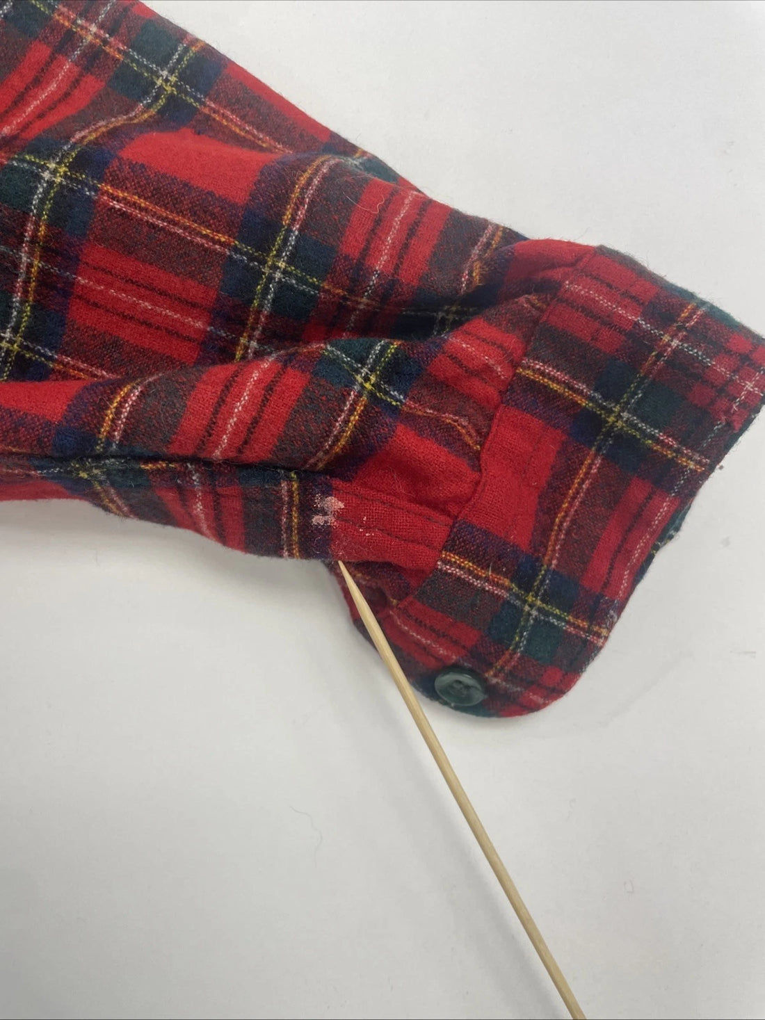 Vintage Pendleton Wool Board Button Up Shirt Size Medium Red Plaid