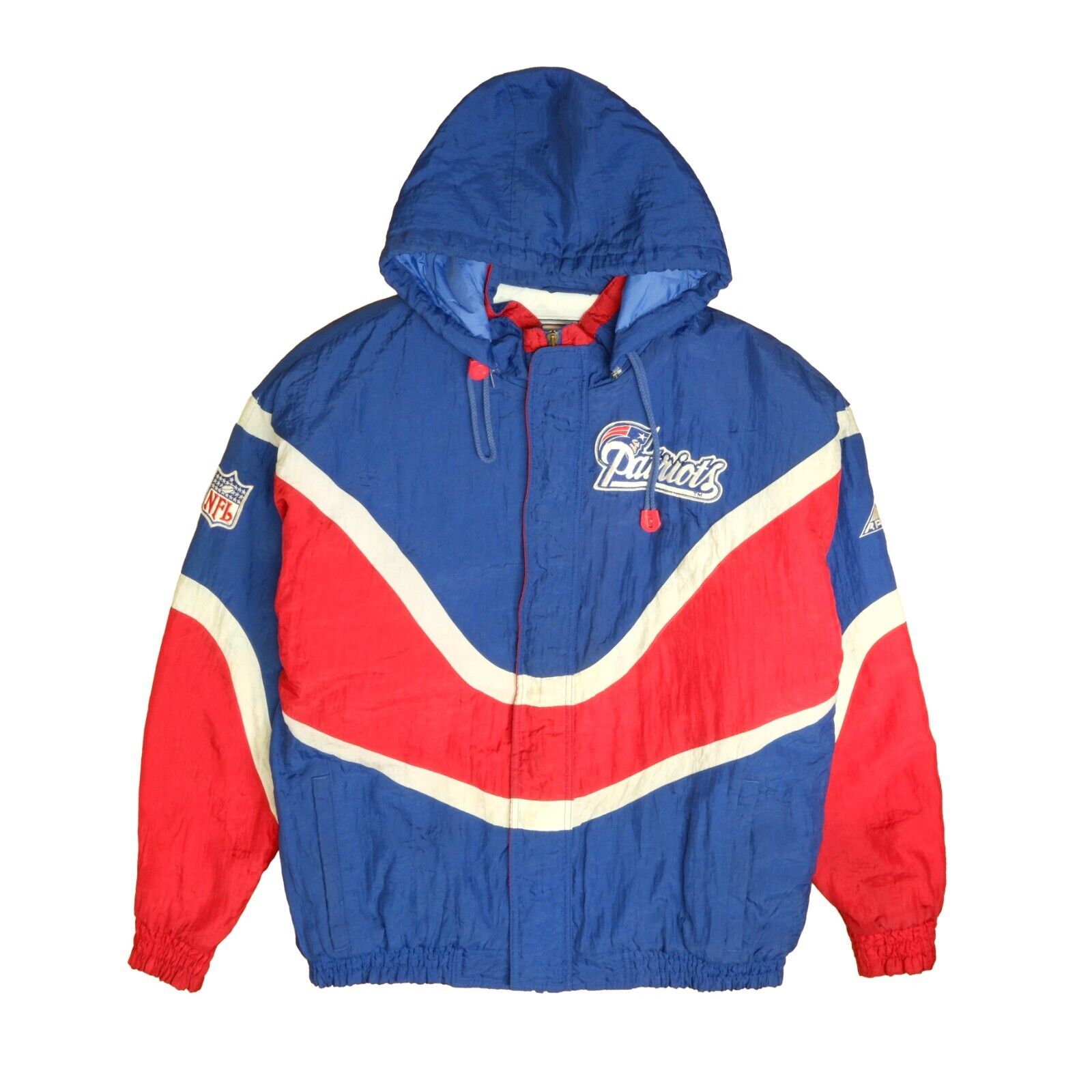 Patriots starter jacket on sale white