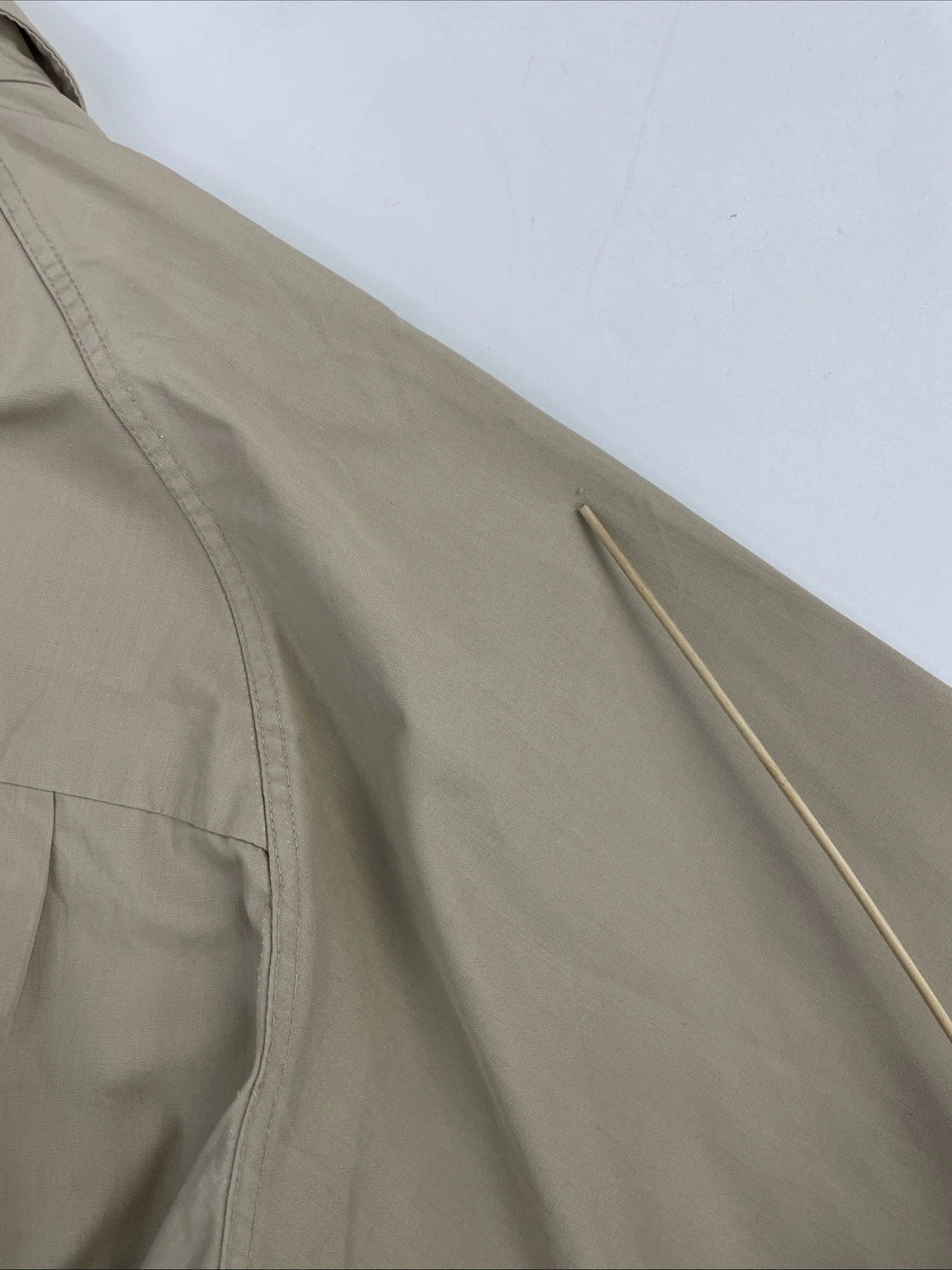 Vintage London Fog Harrington Bomber Light Jacket Size 46 Long Beige