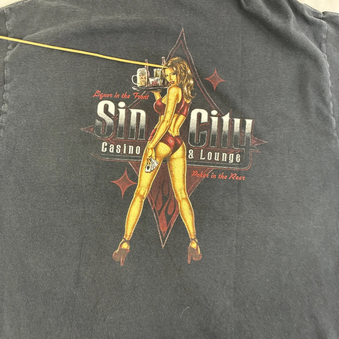 Sin City Casino & Lounge T-Shirt Size Large