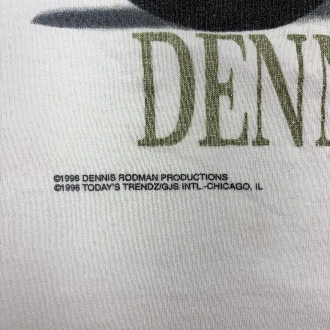 Vintage Dennis Rodman Bad As I Wanna Be T-Shirt Size XL 1996 90s