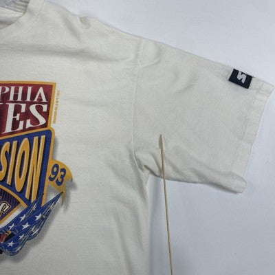 Vintage Philadelphia Phillies Division Champs Starter T-Shirt Size Large 90s MLB