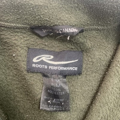 Vintage Roots Canada 1/4 Zip Pullover Fleece Jacket Size Small/Medium