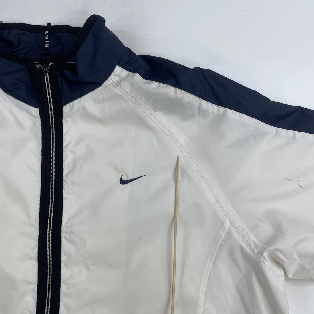Vintage Nike Windbreaker Light Jacket Size XL White Spell Out