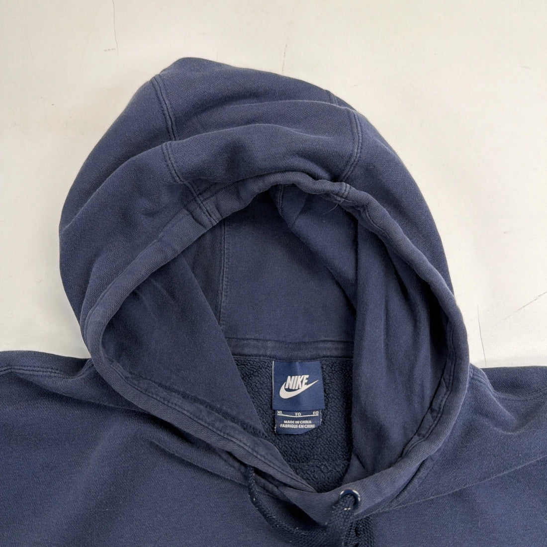 Nike Big Swoosh Sweatshirt Hoodie Size XL Blue