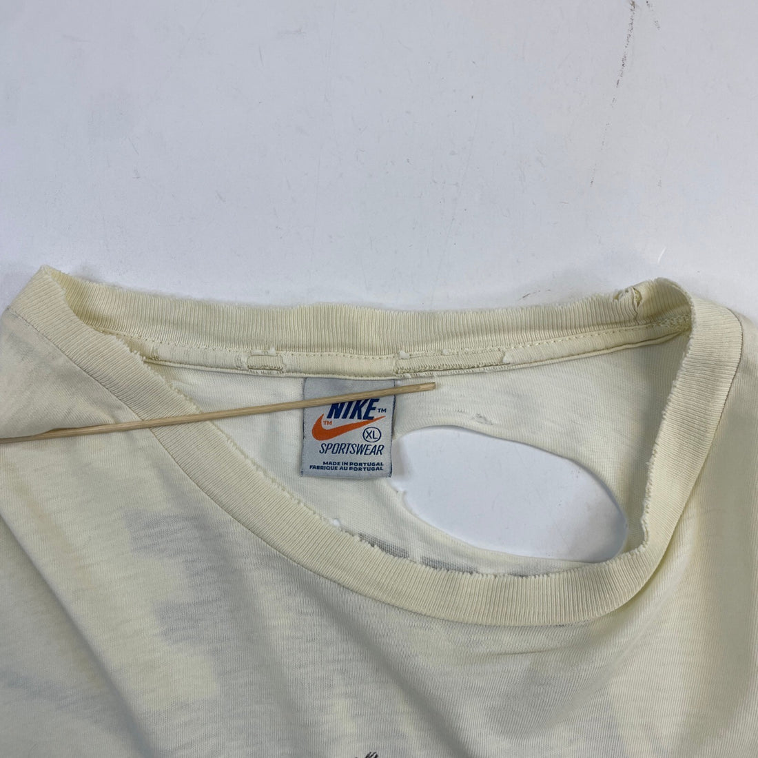 Vintage Nike Running T-Shirt Size XL Distressed 1988 80s