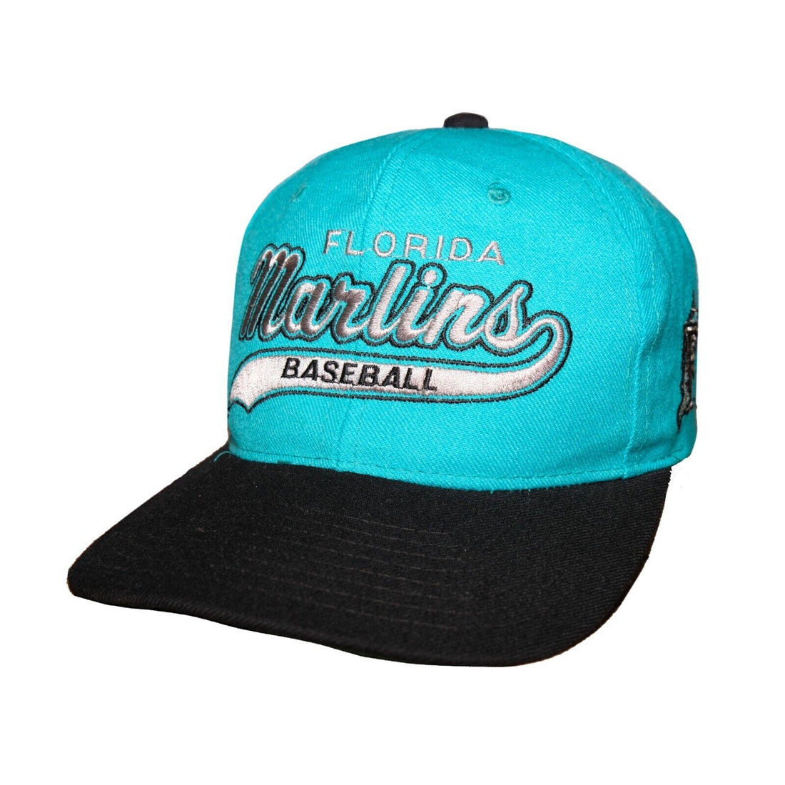 Vintage Florida Marlins Starter Snapback Hat OSFA Teal MLB