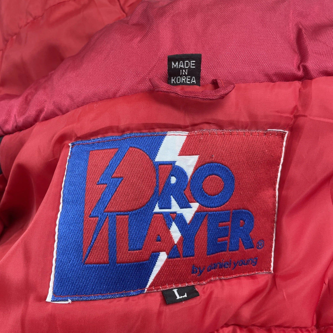 Vintage Chicago Blackhawks Pro Player Puffer Coat Jacket Size Large 90s NHL