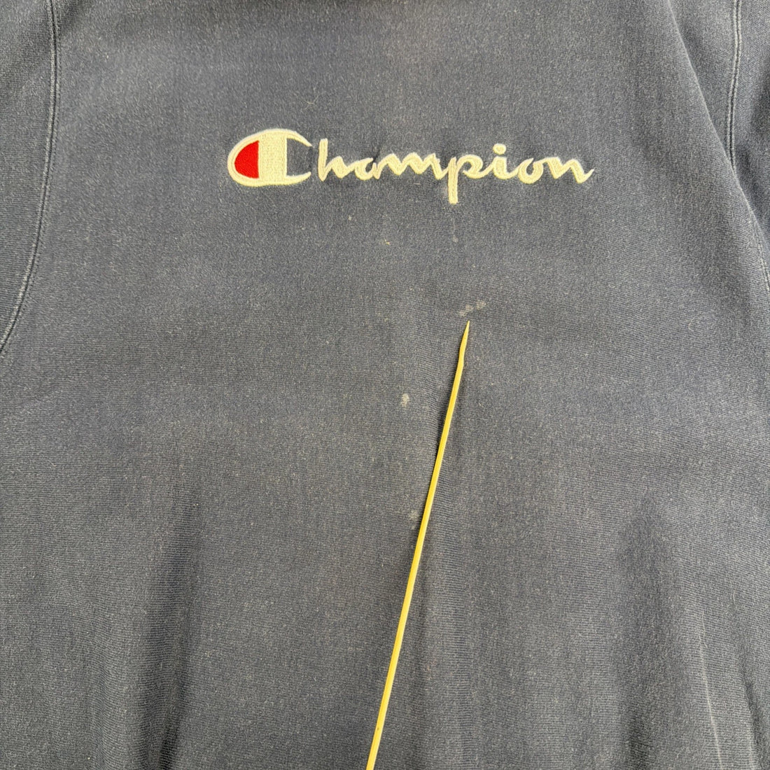 Vintage Champion Reverse Weave Crewneck Sweatshirt Size 2XL Blue Spell Out 90s
