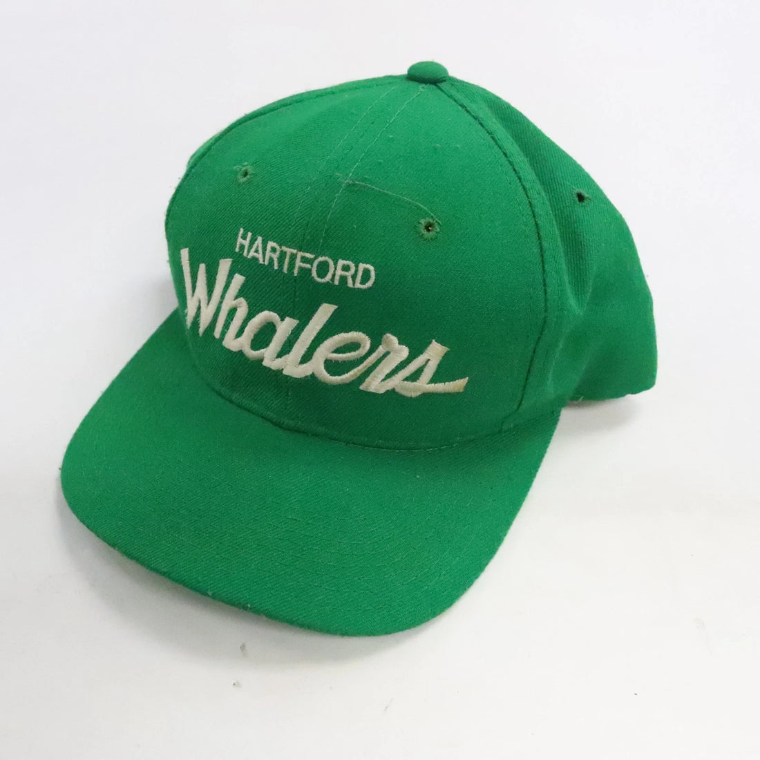 Vintage Hartford Whalers Script Sports Specialties Wool Snapback Hat OSFA NHL