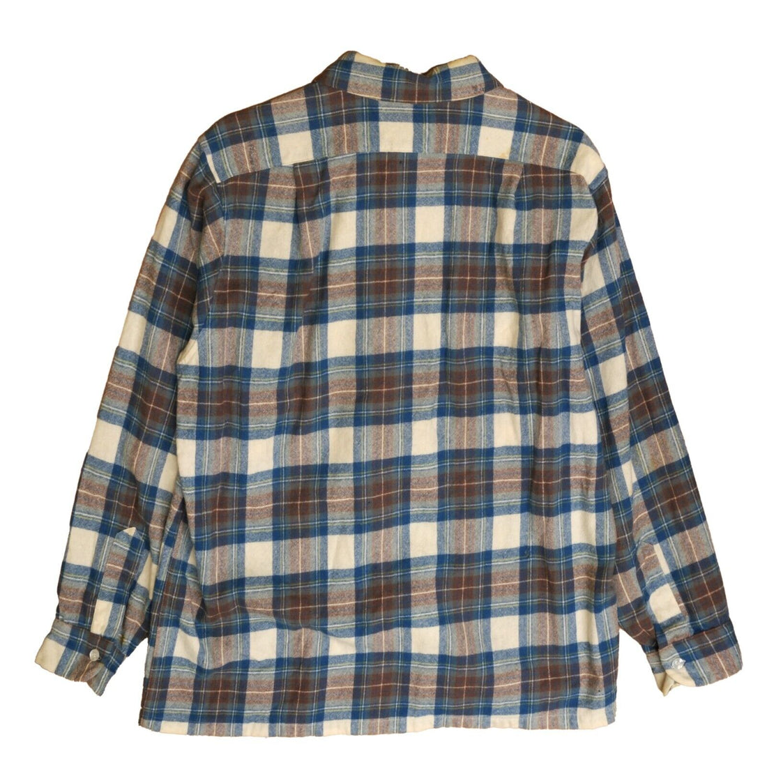 Vintage Pendleton Board Wool Button Up Shirt Size XL Plaid