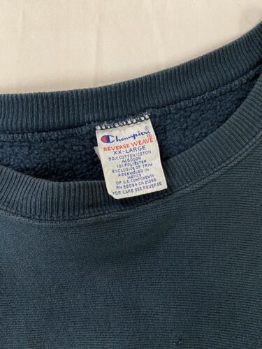 Vintage Champion Reverse Weave Blank Sweatshirt Crewneck Size 2XL