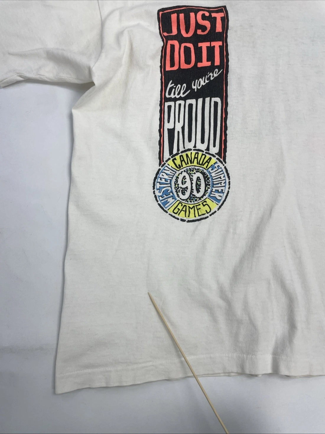 Vintage Nike Just Do It We Came Saw Kicked Butt Summer Games T-Shirt Size XL 90s