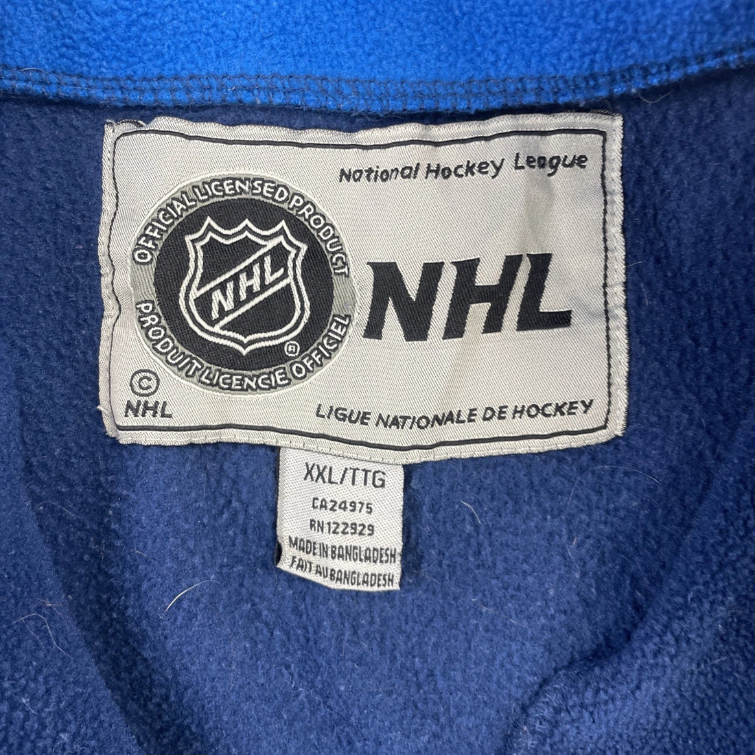 Winnipeg Jets Fleece Jacket Size 2XL NHL