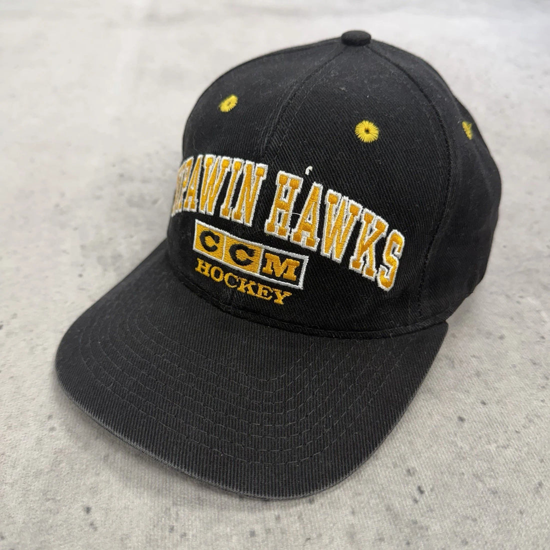 Nipawin Hawks CCM Hockey #1 Apparel Snapback Hat Cap OSFA