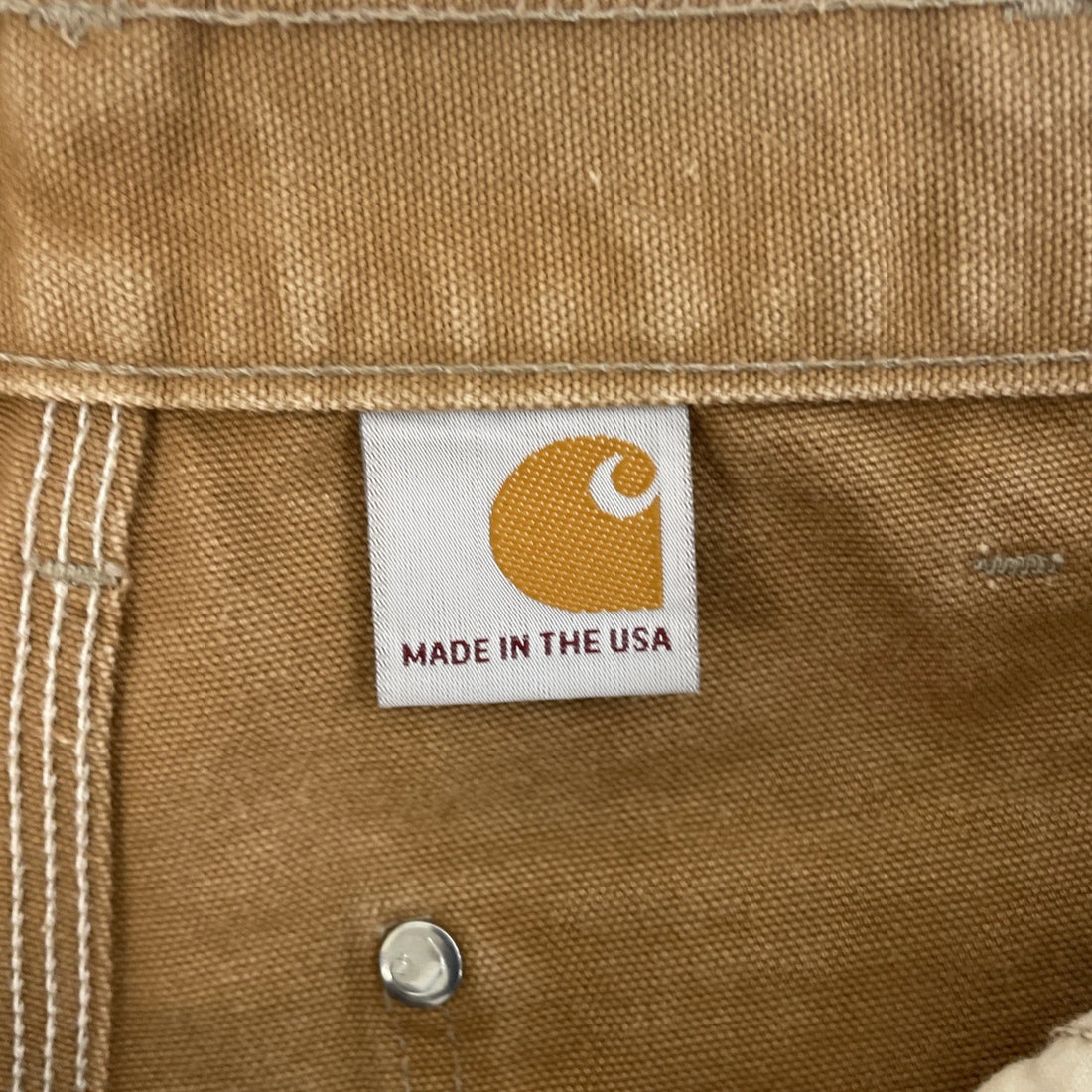 Carhartt Canvas Carpenter Work Pants 30 X 31 Brown