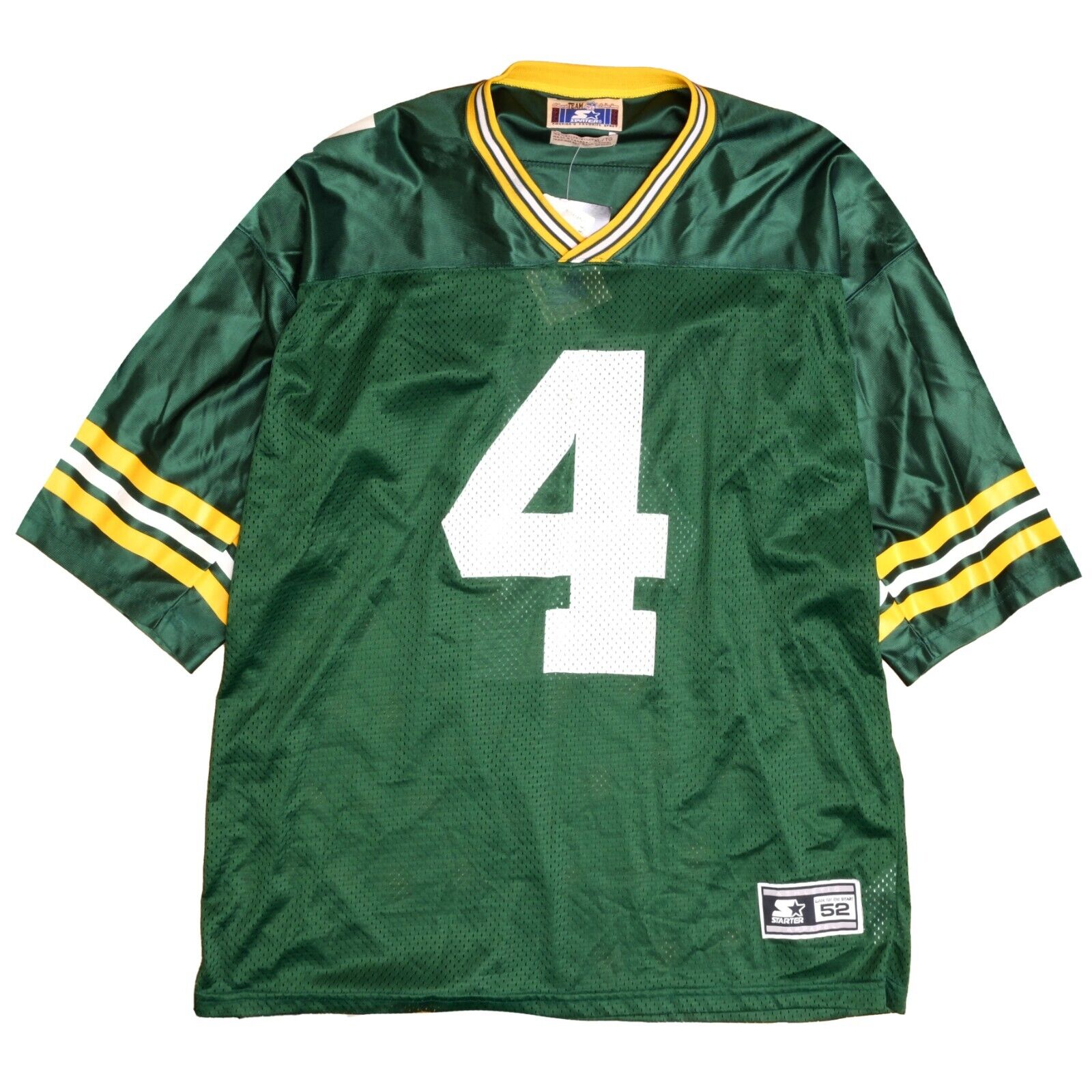 Vintage Green Bay Packers Brett Favre Starter Jersey Size 52 NWT NFL