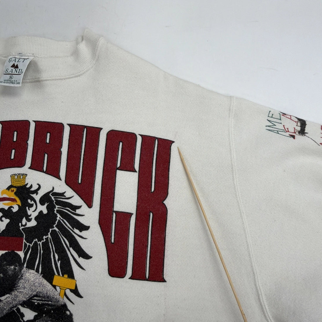 Vintage Austrian Challenge Innsbruck Ski Crewneck Sweatshirt Size XL 90s
