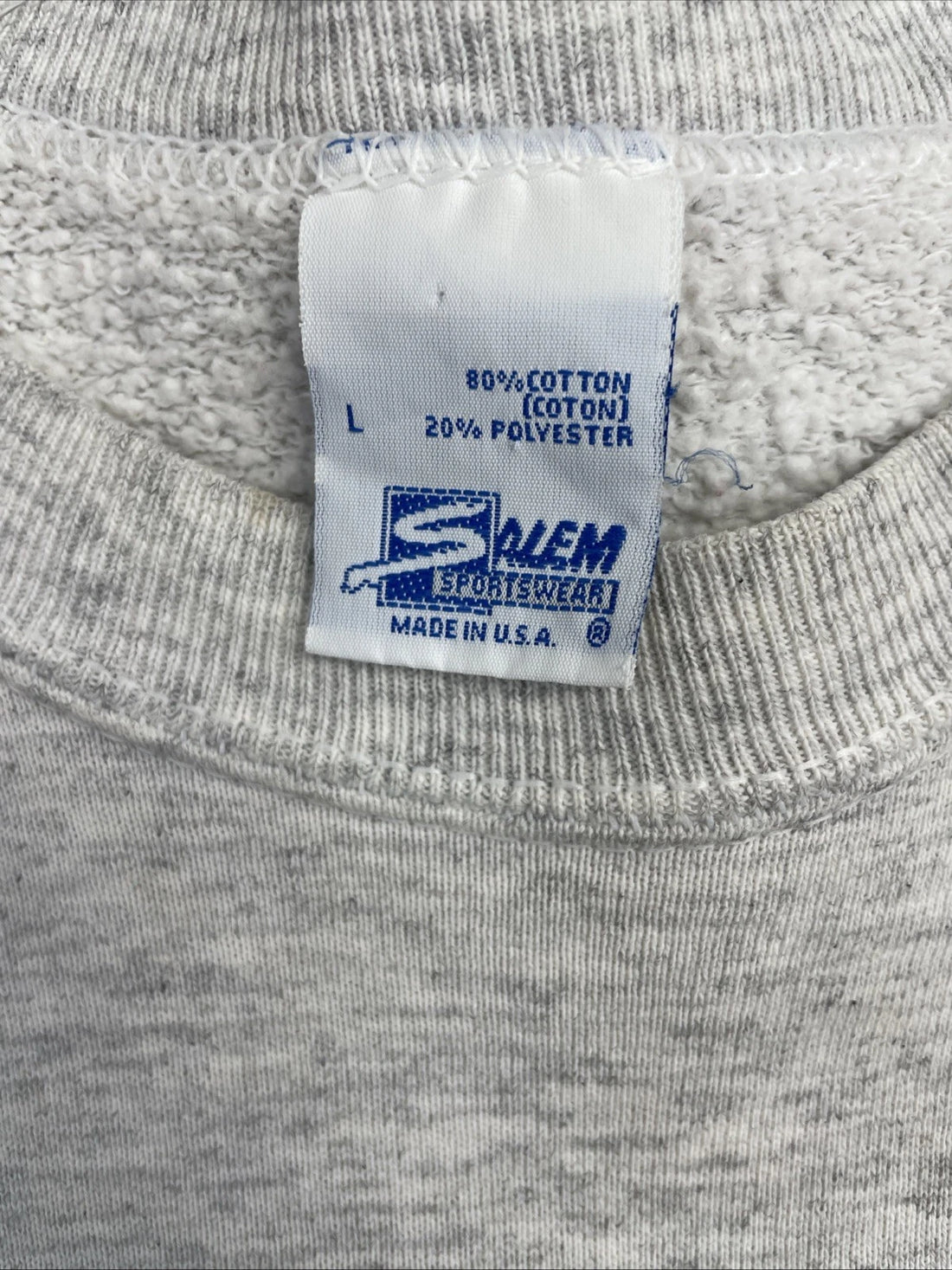 Vintage Wisconsin Badgers Salem Crewneck Sweatshirt Size Large NCAA