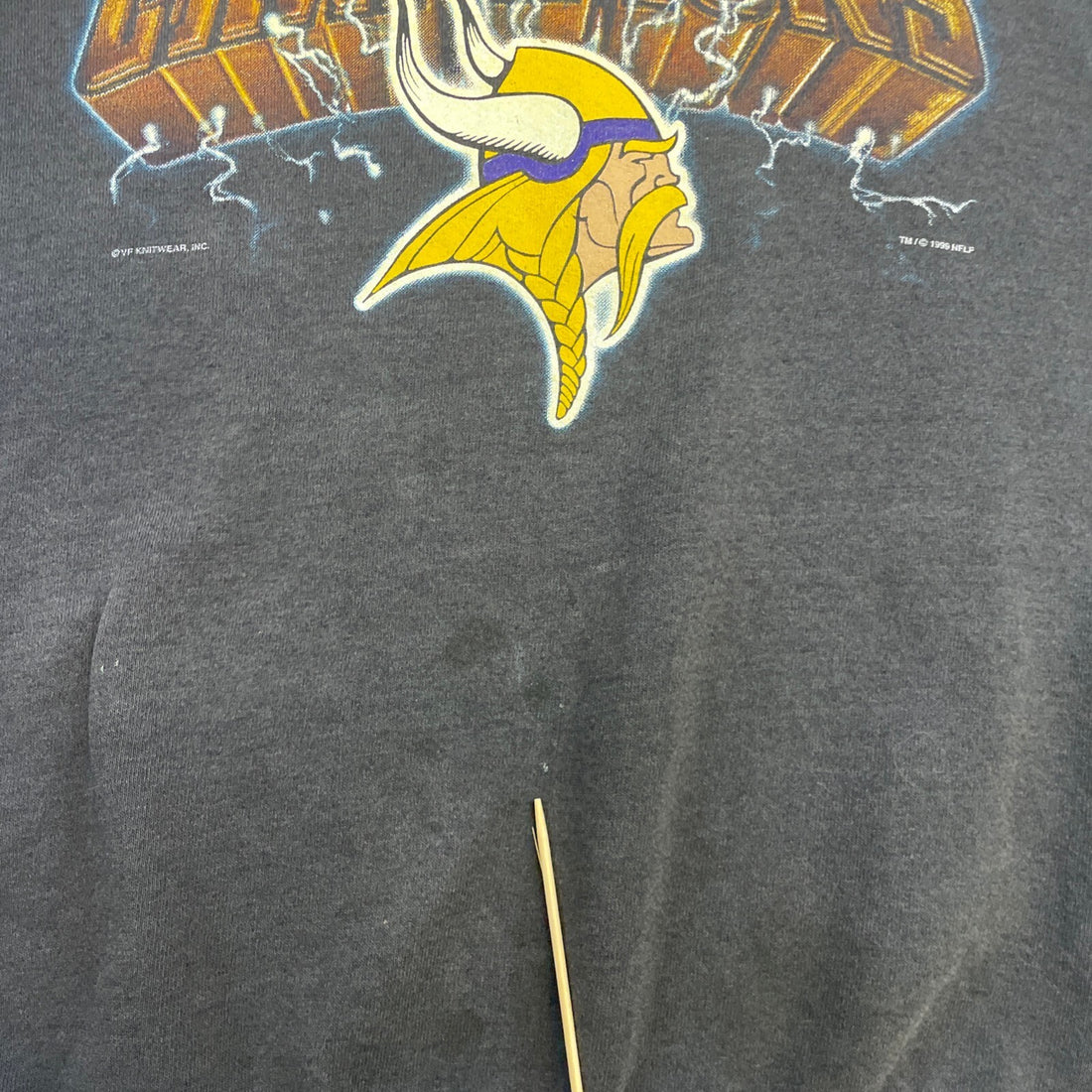 Vintage Minnesota Vikings Sweatshirt Crewneck Size Large 1999 90s NFL