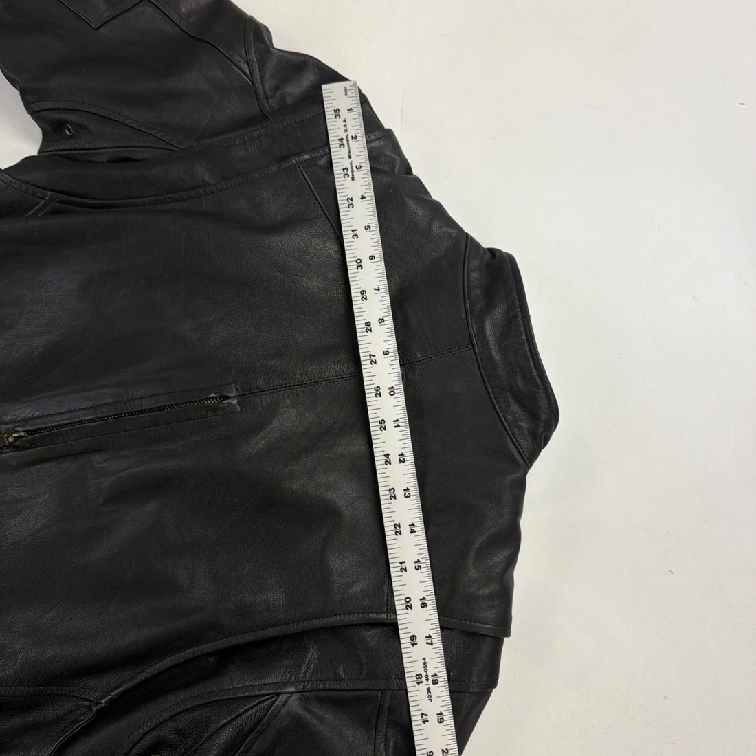 Leather Cafe Racer Motorcycle Jacket Womens Size Medium