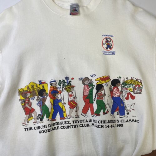 Vintage Chi Chi's Fiesta Children's Classic Crewneck Sweatshirt Size 2XL