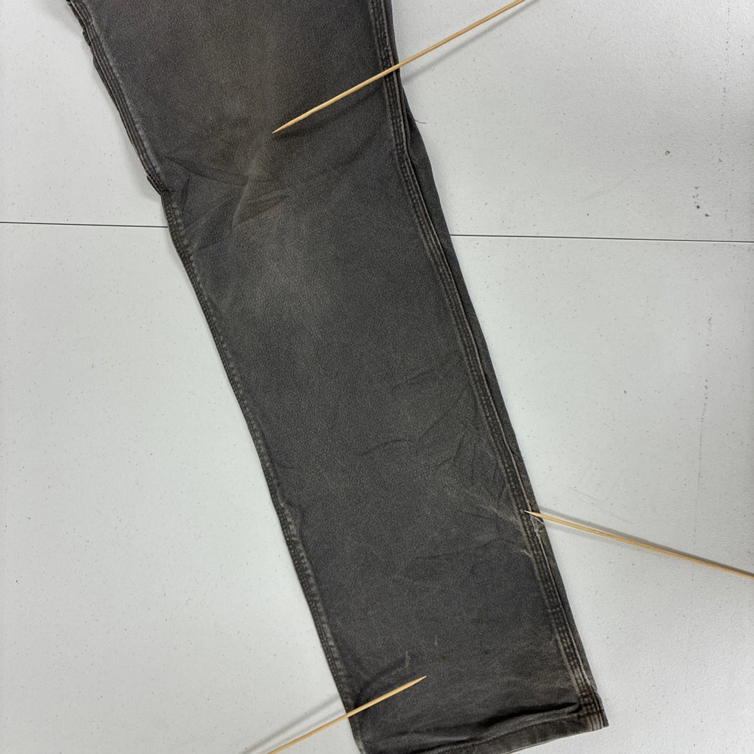 Carhartt Carpenter Work Pants Size 33 X 32 Gray