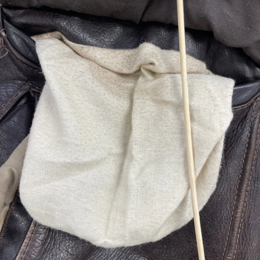 Vintage Schott NYC Leather Bomber Jacket Size 44 Brown