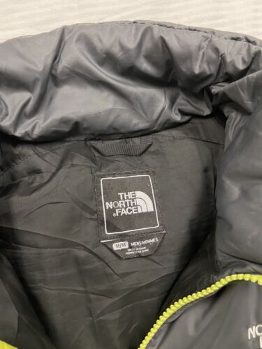 The North Face Nuptse Jacket Size Medium Lime Green 550 Down Insulated