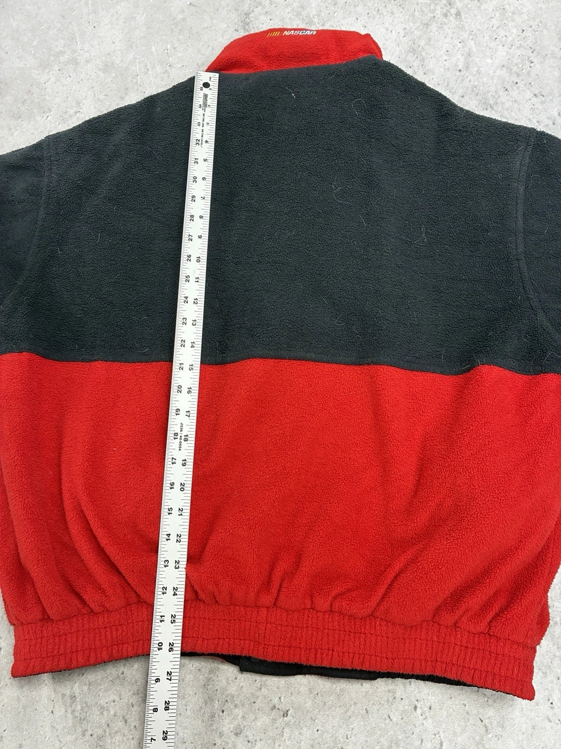 Vintage NASCAR Racing Fleece Jacket Size XL Reversible