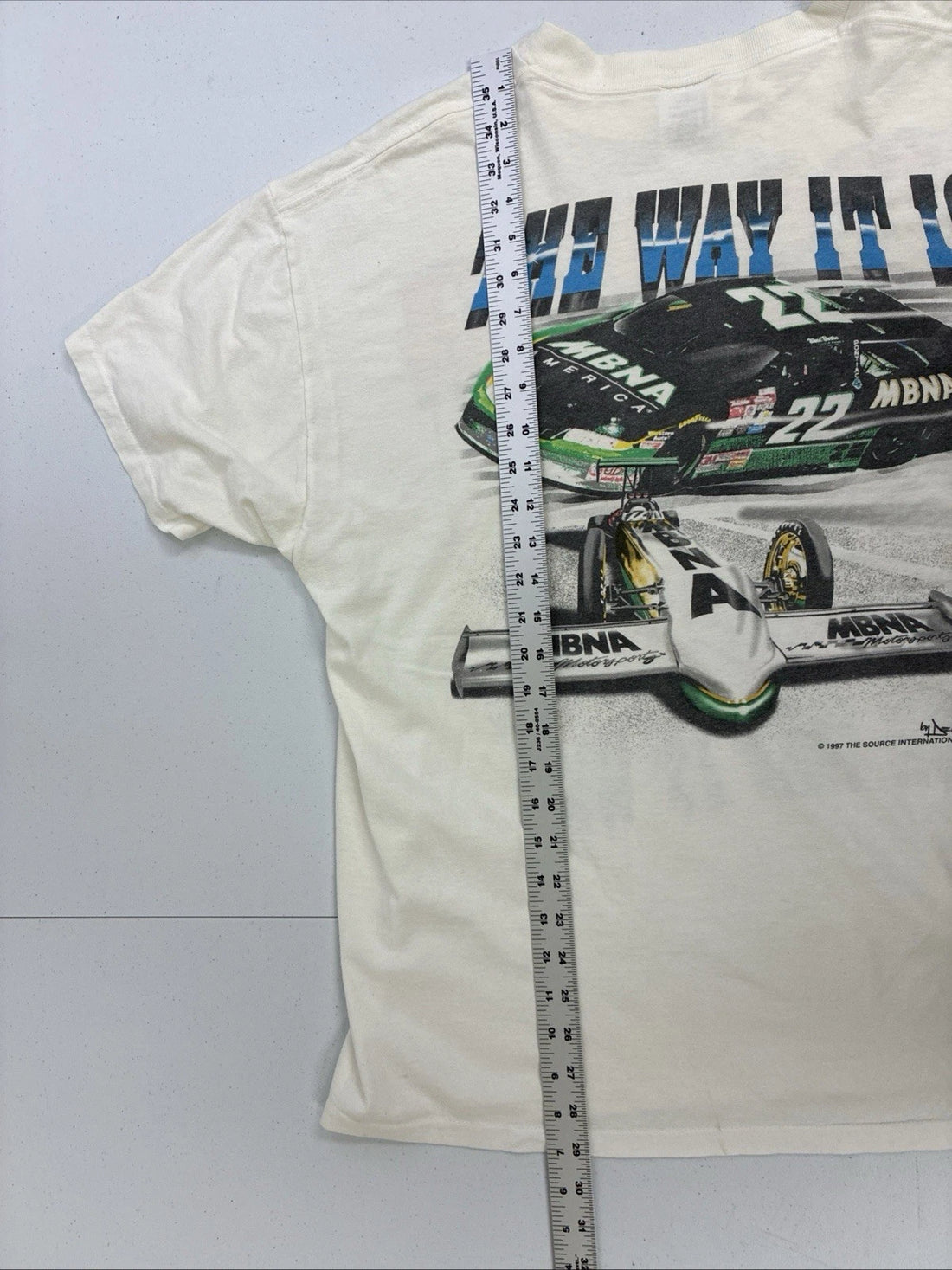 Vintage Racing The Way It Was The Way It Is T-Shirt Size XL 90s
